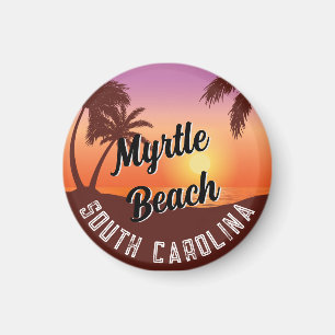 Retro Myrtle Beach Vibes:  jaren 80 Souvenir Magneet
