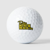 retro myrtle strand guy golfballen (Voorkant)