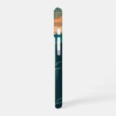 Retro Mystic Waterfall iPhone 16 Hoesje (Linkerkant)