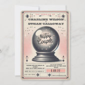 Retro mystieke magische bal bol grappige bruiloft kaart (Voorkant)