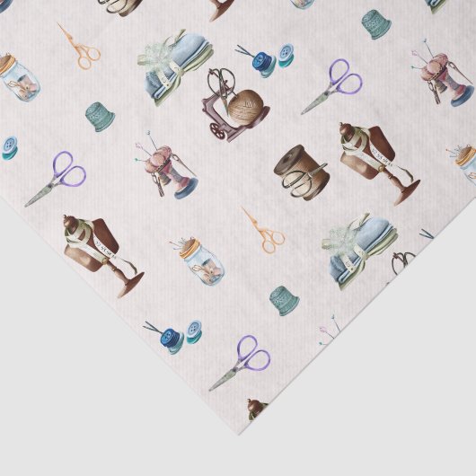 Retro Naaien Accessoires en Gereedschap Tissuepapier (Detail)