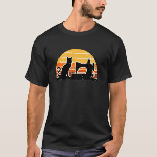 Retro Naaimachine Kat Breien Naaister Breister T-shirt