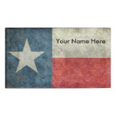  retro-naam van de Texas State flag Badge (Voorkant)