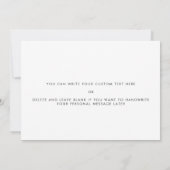 retro naar mijn bruid op onze trouwdag kaart (Achterkant)