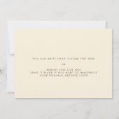 Retro naar mijn bruidsmeisje op mijn trouwdagkaart kaart (Achterkant)