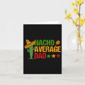 Retro Nacho Gemiddelde vader voor Cinco de Mayo Kaart (Gele Bloem)