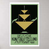 Retro naïve art deco poster (Voorkant)