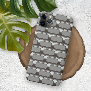 Retro namaak roestvrij staal industrieel rasterpat Case-Mate iPhone case