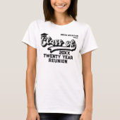 Retro Name Date Class Batch Reunion T-shirt (Voorkant)