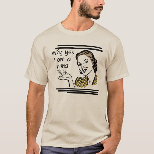 Retro Nana T-shirts en cadeaus (Voorkant)