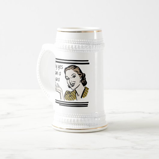 Retro Nana T-shirts en cadeautjes Bierpul (Voorkant links)