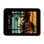 Retro Napels Vintage 70's 80's Beach Style Magneet (Horizontaal)