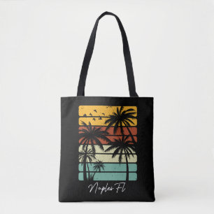 Retro Napels Vintage 70's 80's Beach Style Tote Bag