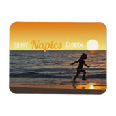 Retro Naples Florida Magnet Magneet (Horizontaal)