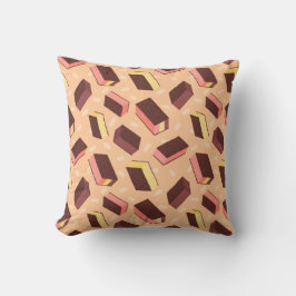 Retro Napolitaanse Ice Cream Sandwich patroon Kussen