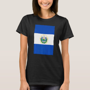 Retro Nationale Vlag El Salvador T-shirt