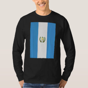 Retro  Nationale Vlag Guatemala T-shirt