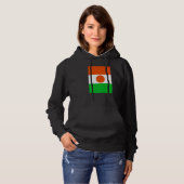 Retro nationale vlag Niger Hoodie (Voorkant volledig)