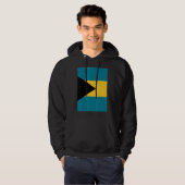 Retro nationale vlagbahama's hoodie (Voorkant volledig)