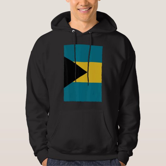 Retro nationale vlagbahama's hoodie (Voorkant)