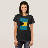 Retro nationale vlagbahama's t-shirt (Voorkant volledig)