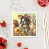 Retro Natuur Honden Servet (Insitu)