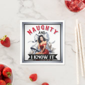 Retro Naughty en I Know It Christmas Pinup Servet (Insitu)