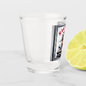 Retro Naughty en I Know It Christmas Pinup Shot Glas (Links)