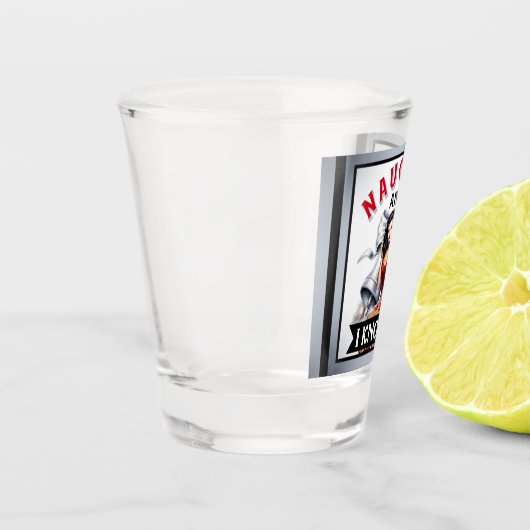 Retro Naughty en I Know It Christmas Pinup Shot Glas (Links)