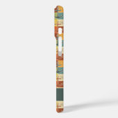 Retro Nautical Modern Anker Patroon Case-Mate iPhone Case (Achterkant / Links)