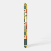 Retro Nautical Modern Anker Patroon iPhone 16 Hoesje (Linkerkant)