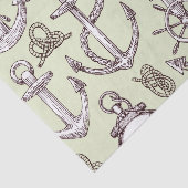 Retro Nautical Pattern Tissuepapier (Detail)