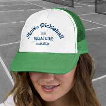 Retro Navy Après Pickle Ball Social Club Groen 