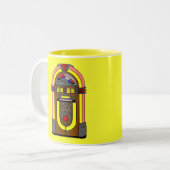 Retro Neat-o Jukebox Coffee Mok (Voorkant links)