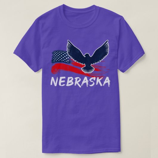 Retro  Nebraska4 T-shirt (Design voorkant)