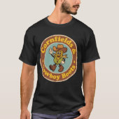 Retro Nebraska Badge_ Maïs Tipping Husk Pet Style T-shirt (Voorkant)