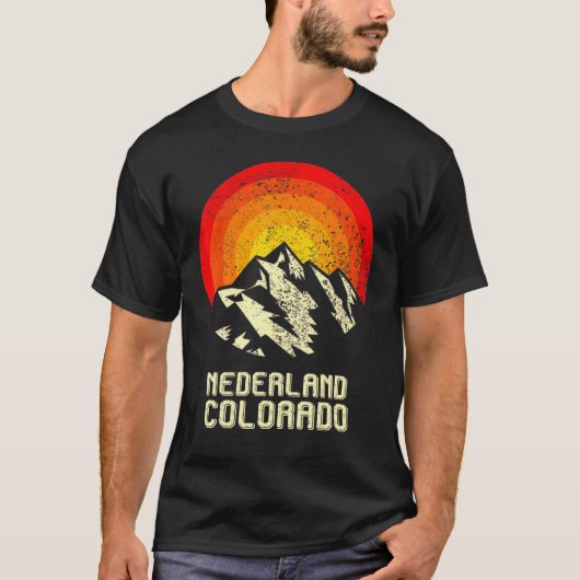Retro Nederland Colorado T-shirt (Voorkant)