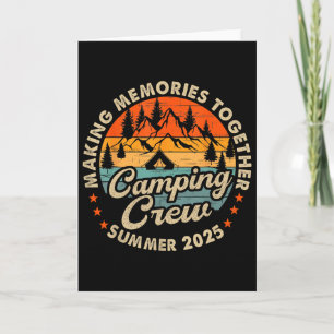 Retro neef crew 2025 Camping neven Zomer 2025 Kaart