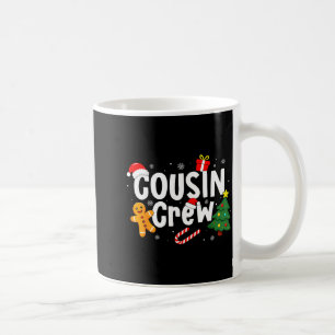 Retro neef crew kerstman familie matchende gebak koffiemok