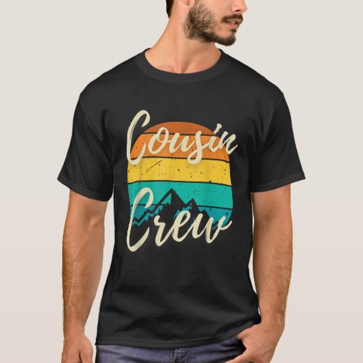 Retro  neef Crew Summer Mountain Camp Sun T-shirt (Voorkant)