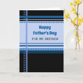 Retro neef Happy Vaderdag Kaart (Gele Bloem)