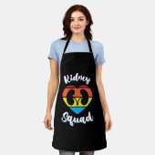 Retro Nefrologie Team Dialyse Verpleegkundige Nier Schort (Gedragen)