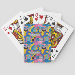 Retro Neo-Pop Abstracte Speelkaarten