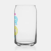 Retro Neon Afstudeerdag Afstuderen Blikvorm Glas (Links)
