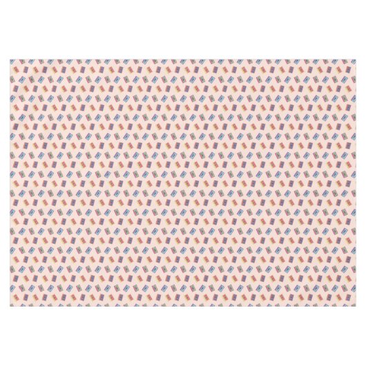 Retro Neon Audio Cassettebandje Patroon Tafelkleed (Voorkant (Horizontaal))