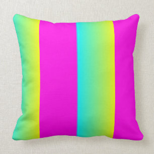 Retro Neon Blend Square Pillow Kussen