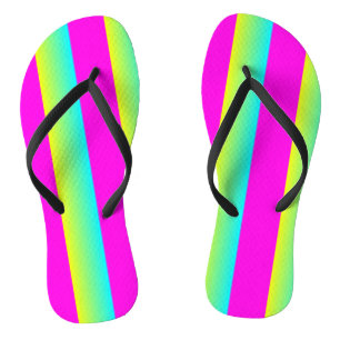 Retro Neon Blend Teenslippers