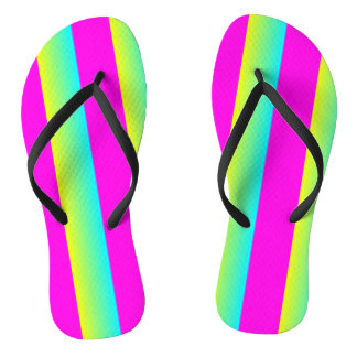 Retro Neon Blend Teenslippers
