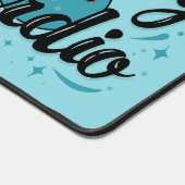 Retro Neon "Bowling is mijn cardio" Grappig Bowlen Bureaumat (Hoek)