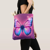 Retro Neon Butterfly Tas (Dichtbij)